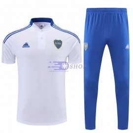 Polo Boca Juniors 2022/2023 Kit Blanco/Azul