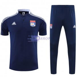 Polo Olympique Lyon 2022/2023 Kit Azul Oscuro