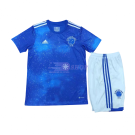 Camiseta Cruzeiro 1ª Equipación 2022/2023 Niño Kit