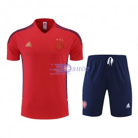 Camiseta De Entrenamiento Ajax de Ámsterdam 2022/2023 Kit Rojo/Azul