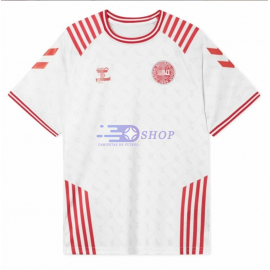 Camiseta Dinamarca 2022 Blanco