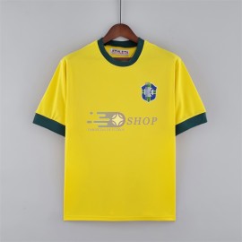 Camiseta Brasil 1ª Equipación Retro 1970 