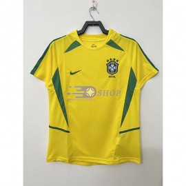 Camiseta Brasil 1ª Equipación Retro 2002