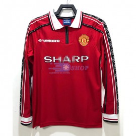 Camiseta Manchester United 1ª Equipación Retro 1998 ML