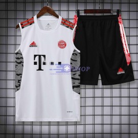 Camiseta de Entrenamiento Bayern Múnich Sin Mangas 2022/2023 Kit Blanco