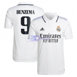 Camiseta Benzema 9 Real Madrid 1ª Equipación 2022/2023