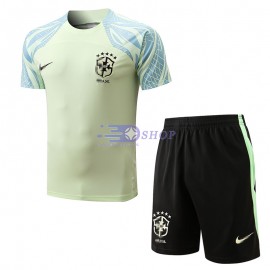 Camiseta de Entrenamiento Brasil 2022 Kit Verde