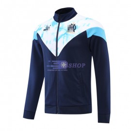 Chaqueta Olympique Marsella 2022/2023 Azul Oscuro/Blanco