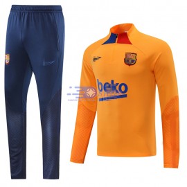 Sudadera De Entrenamiento Barcelona 2022/2023 Kit Naranja