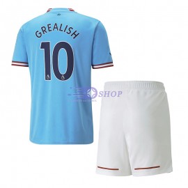 Camiseta Grealish 10 Manchester City 1ª Equipación 2022/2023 Niño Kit