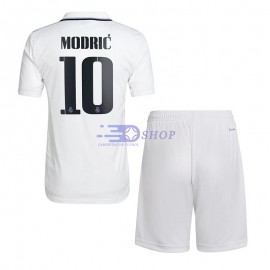 Camiseta MODRIĆ 10 Real Madrid 1ª Equipación 2022/2023 Niño Kit