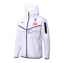 Chaqueta Liverpool 2022/2023 Con Capucha Blanco