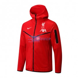 Chaqueta Liverpool 2022/2023 Con Capucha Rojo