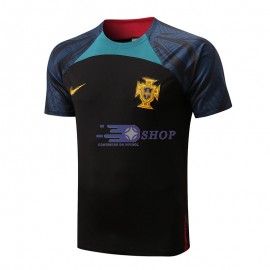 Camiseta de Entrenamiento Portugal 2022 Negro/Azul