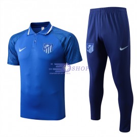 Polo Atlético de Madrid 2022/2023 Kit Azul Marca Azul 