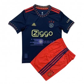 Camiseta Ajax de Ámsterdam 2ª Equipación 2022/2023 Niño Kit