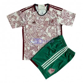 Camiseta México 2ª Equipación 2022 Copa Mundial Niño Kit