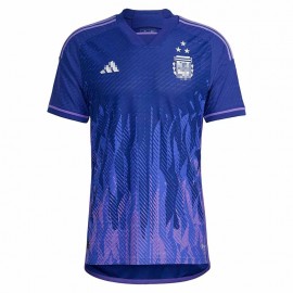 Camiseta Argentina 2ª Equipación 2022 Mundial Campeona con Tres Estrellas (EDICIÓN JUGADOR)