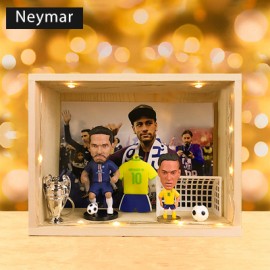 Conjunto Regalo Muñeco Fútbol Messi/Cristiano Ronaldo/Neymar